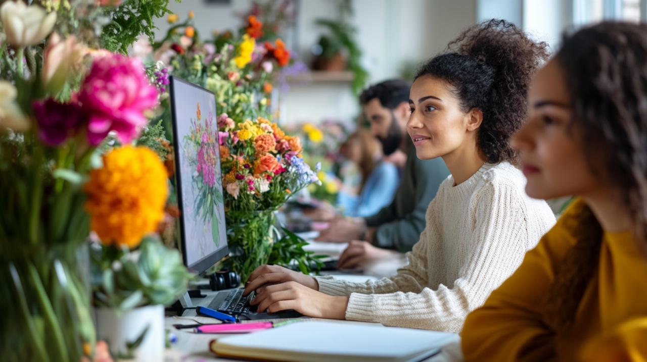 Les atouts d’une formation fleuriste adulte à distance pour une carrière réussie